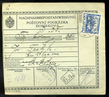 POZSONY 1919. Osztrák Postautalvány Hradzsin Bélyeggel, "túlélő" Magyar Bélyegzéssel Szakolcára Küldve - Other & Unclassified