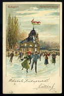 BUDAPEST 1900. Városliget, Litho Képeslap  /  BUDAPEST 1900 City Park Litho Vintage Pic. P.card - Hungary