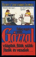SZÉKESFŐVÁROS GÁZMŰVEI 1914. Reklám Képeslap  /  CAPITOL GASWORKS 1914 Adv. Vintage Pic. P.card - 1900-1949