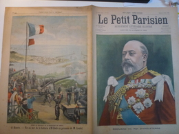 Journal Le Petit Parisien 3 Mai 1903 Edouard VII Roi D'Angleterre Bizerte Batterie D'El Ench Tunisie - Le Petit Parisien