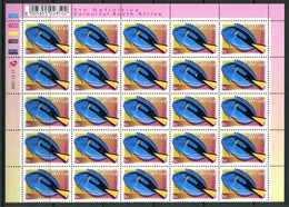 South Africa 2001-10 Flora & Fauna - Cartor Print - 5c Palette Surgeonfish - Half Sheet MNH (SG 1269) - Ongebruikt