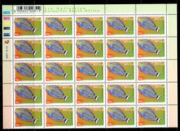 South Africa 2001-10 Flora & Fauna - Cartor Print - 10c Clown Surgeonfish - Half Sheet MNH (SG 1269) - Ongebruikt