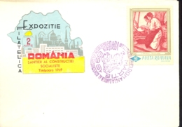 74265- TIMISOARA PHILATELIC EXHIBITION, SPECIAL COVER, PAINTING STAMP, 1969, ROMANIA - Brieven En Documenten