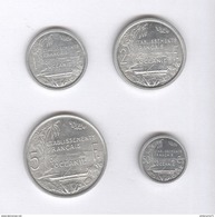 Lot Etablissements Français De L'Océanie - 0,50 , 1 , 2 , 5 Francs - Colonie Française - SPL - Andere & Zonder Classificatie