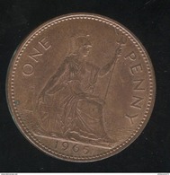 1 Penny Angleterre 1965 Elisabeth II TTB++ - D. 1 Penny