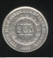 200 Réis Brésil / Brasil 1859 - TTB - Brasile