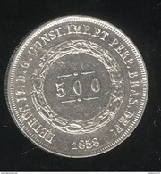 500 Réis Brésil / Brasil 1858 - TTB+ - Brasil