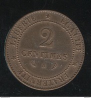 2 Centimes France 1897 A TTB+ - Autres & Non Classés