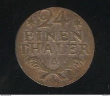 1/24 Thaler Allemagne 1782 - TTB+ - Monedas Pequeñas & Otras Subdivisiones