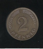 2 Pfennig Allemagne / Gemany 1966 - SPL - 2 Pfennig