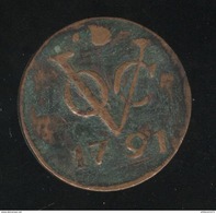 1 Duit VOC Indes Néérlandaises / Nederland Indie 1791 - TB+ - Inde