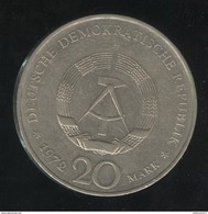 20 Mark Allemagne De L'est / East Germany 1972 - Friedrich Schiller - TTB+ - Other & Unclassified