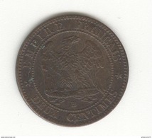 2 Centimes France 1862 BB - Napoléon III Tête Laurée - TTB+ - 2 Centimes