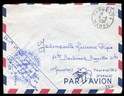 Maroc - Enveloppe En FM De Taounate Pour Toulon En 1956 - N241 - Lettres & Documents