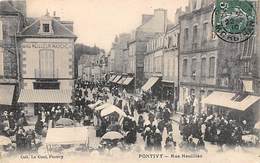 Pontivy      56     Rue Neuilliac.  Marché       (voir Scan) - Pontivy