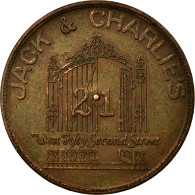 United States Of America, Médaille, Publicitaire, Jack Et Charlies 21 Club - Other & Unclassified