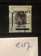 E157 Hong Kong Collection - Francobollo Fiscali Postali