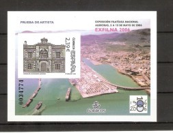 Nº 92 PRUEBA DE LUJO DE ESPAÑA DE EXFILNA 2006 DE ALGECIRAS - Probe- Und Nachdrucke