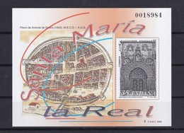 Nº 73 PRUEBA DE LUJO DE SANTA MARIA LA REAL DE ARANDA DE DUERO DEL AÑO 2000 - Probe- Und Nachdrucke