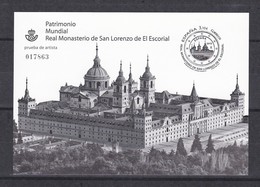 Nº 111 PRUEBA DE LUJO DEL REAL MONASTERIO DE SAN LORENZO DE EL ESCORIAL DEL AÑO 2013 EN SU FUNDA ORIGINAL - Ensayos & Reimpresiones