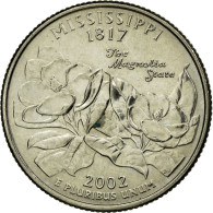 Monnaie, États-Unis, Quarter, 2002, U.S. Mint, Denver, TTB, Copper-Nickel Clad - 1999-2009: State Quarters