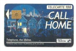 Télécarte 120 Call Home Téléphone - 1990