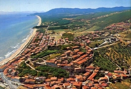 Delcampe - Castiglione Della Pescaia - Veduta Aerea - Formato Grande Viaggiata – E 9 - Grosseto