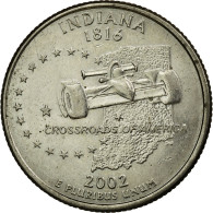 Monnaie, États-Unis, Quarter, 2002, U.S. Mint, Philadelphie, TTB, Copper-Nickel - 1999-2009: State Quarters