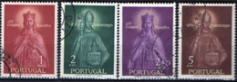 PORTOGALLO - 1958 - SANTA ISABELLA REGINA DI PORTOGALLO (1247-1336) E SAN TEOTONIO PRIORE DEL CHIOSTR DI S. CRUZ - USATI - Used Stamps