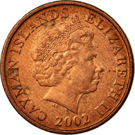 Monnaie, Îles Caïmans, Elizabeth II, Cent, 2002, TTB, Copper Plated Steel - Caimán (Islas)