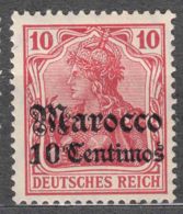Germany Offices In Morocco Marocco 1906 Mi#36 Mint Never Hinged (with Watermark) - Deutsche Post In Marokko