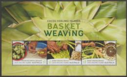 COCOS (KEELING) ISLANDS - USED 2018 Basket Weaving Souvenir Sheet - Kokosinseln (Keeling Islands)