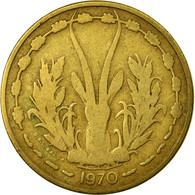 Monnaie, West African States, 25 Francs, 1970, Paris, TB, Aluminum-Bronze, KM:5 - Costa D'Avorio