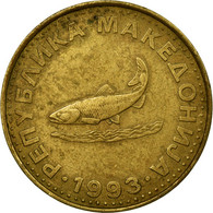 Monnaie, Macédoine, 2 Denari, 1993, TB+, Laiton, KM:3 - Nordmazedonien