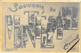 Souvenir De Montélimar - Multivues Dans Les Lettres, Nougat - Edition D.P. Lyon - Montelimar