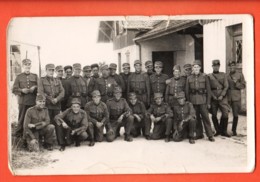 YSK-22 GRoupe De Militaires à Bière, Carte-Photo Jotterand Bière, Envoyée En 1943 Sous Envel. Vers Le Pont.Traces Colle - Bière