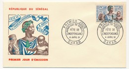 SENEGAL => FDC - Fête De L'Indépendance - 4 Avril 1961 - Sénégal (1960-...)