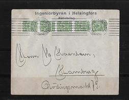 1910 Finland → Russian Period Postage Paid 10 Kop On Helsinki Cover To Germany - Briefe U. Dokumente