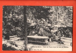 EBE-12 Loèche-les-Bains,Leukerbad Table De Pique-nique Au Bois De Cythère. Pasche, Non Circulé - Loèche