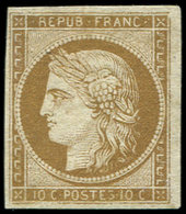 (*) EMISSION DE 1849 - 1    10c. Bistre-jaune, TB - 1849-1850 Ceres