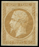 * PRESIDENCE - R9e  10c. Bistre, REIMPRESSION, TB - 1852 Louis-Napoléon