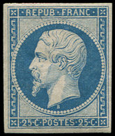 * PRESIDENCE - R10c 25c. Bleu, REIMPRESSION, TB - 1852 Louis-Napoléon