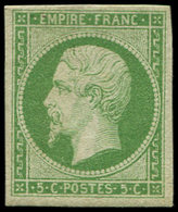 * EMPIRE NON DENTELE - 12    5c. Vert, TB - 1853-1860 Napoleone III