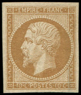 * EMPIRE NON DENTELE - 13A  10c. Bistre, T I, TB. C - 1853-1860 Napoléon III.