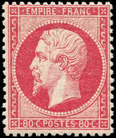 ** EMPIRE DENTELE - 24   80c. Rose, Très Frais Et TTB - 1862 Napoléon III