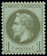 ** EMPIRE LAURE - 25    1c. Bronze, Fraîcheur Postale, TTB/Superbe - 1863-1870 Napoléon III Lauré