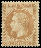 * EMPIRE LAURE - 28A  10c. Bistre, T I, Frais Et TB. C - 1863-1870 Napoléon III Lauré