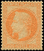 ** EMPIRE LAURE - 31   40c. Orange, Très Bien Centré, TTB. C - 1863-1870 Napoléon III Lauré