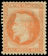 * EMPIRE LAURE - 31   40c. Orange, TB, Ch. Un Peu Forte, Br - 1863-1870 Napoléon III Lauré