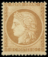 ** SIEGE DE PARIS - 36   10c. Bistre-jaune, TB - 1870 Siège De Paris